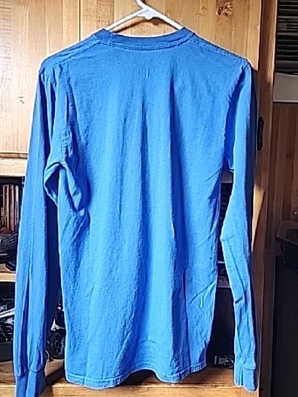 Port and Company Royal Blue Long Sleeve Crewneck Tee. SZ S - Picture 4 of 6